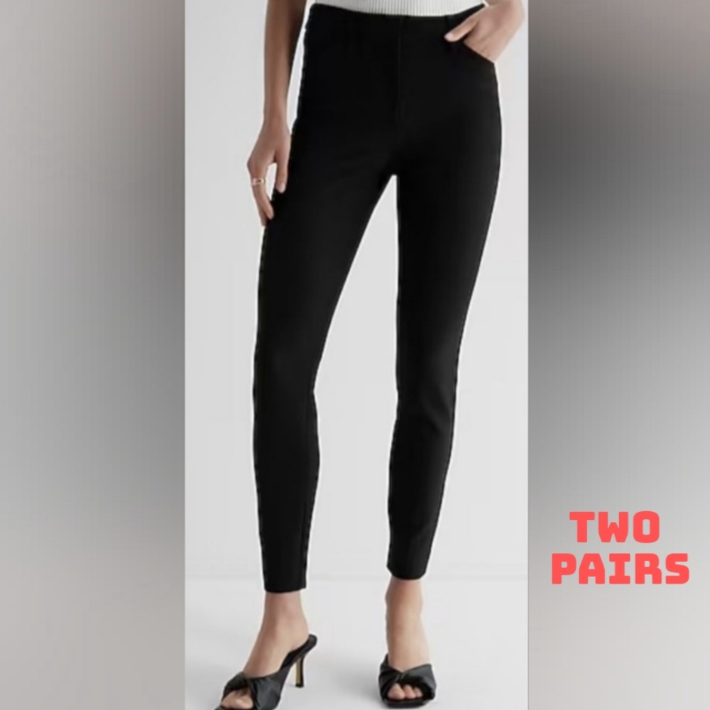 Two Pairs Express Skinny Mid Rise Editor Pants Size 6R